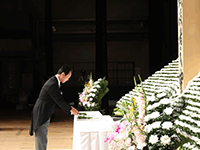 平成２８年度茨城県戦没者追悼式に出席