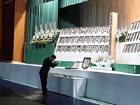 平成28年度茨城県自衛隊殉職隊員追悼行事に出席