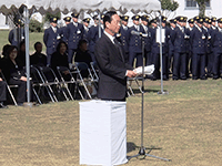 平成28年度茨城県消防殉職者慰霊祭に出席
