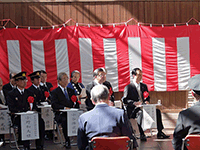 平成28年度茨城県消防大会に出席