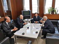 社団法人茨城県法人会連合会から平成29年度税制改正に関する提言を受ける小川議長
