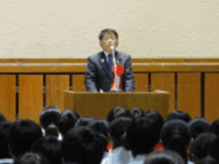 「平成30年度茨城県高等学校総合体育大会総合開会式」に出席