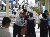 「北方領土の返還を求める茨城県民協議会」による街頭啓発を実施