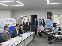 「茨城の魅力を探求し発信する高校生コンテスト2020」記者会見に出席