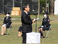 「令和2年度茨城県消防殉職者慰霊祭」に参列