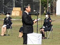 「令和２年度茨城県消防殉職者慰霊祭」に参列