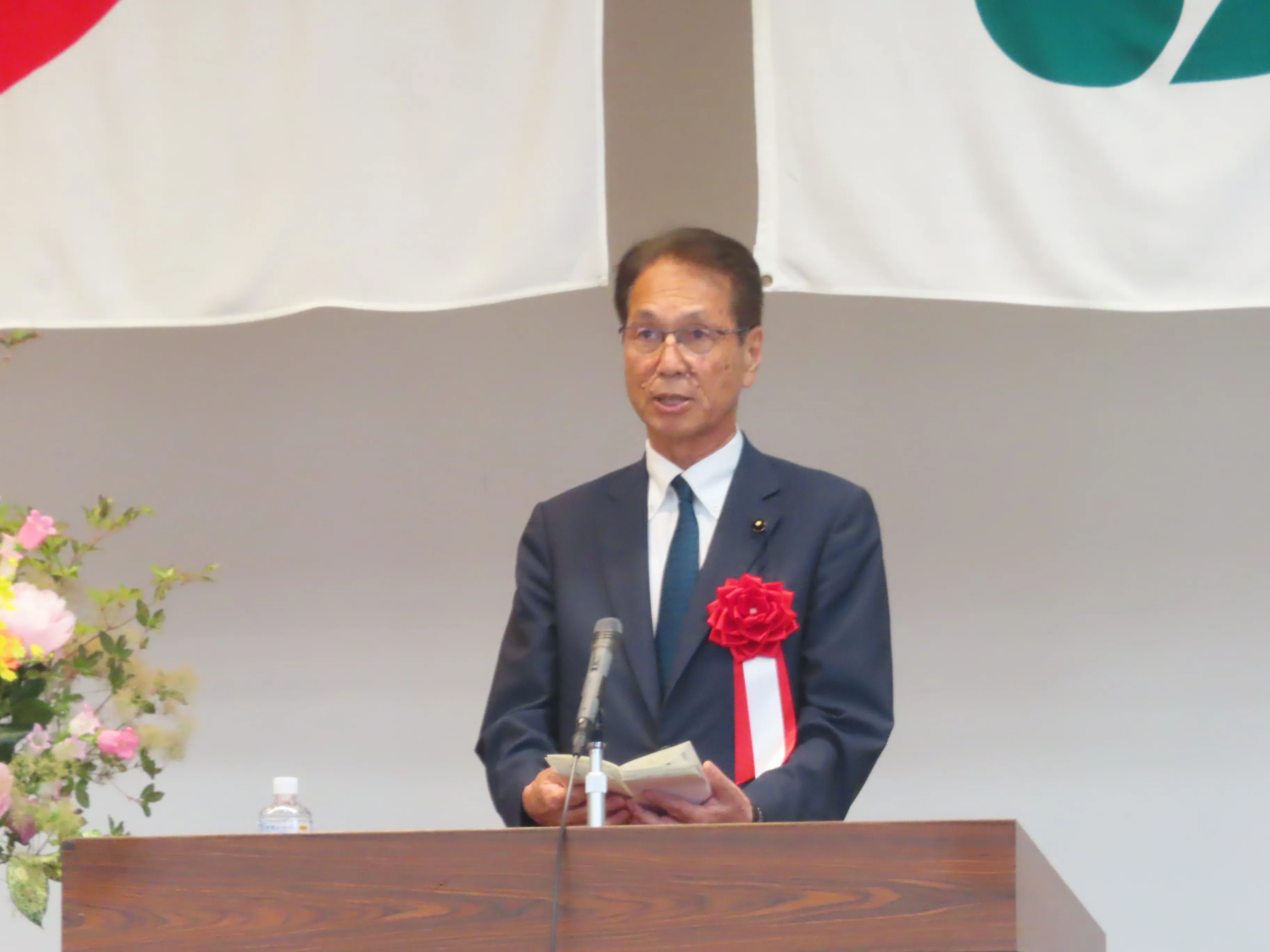 挨拶の様子