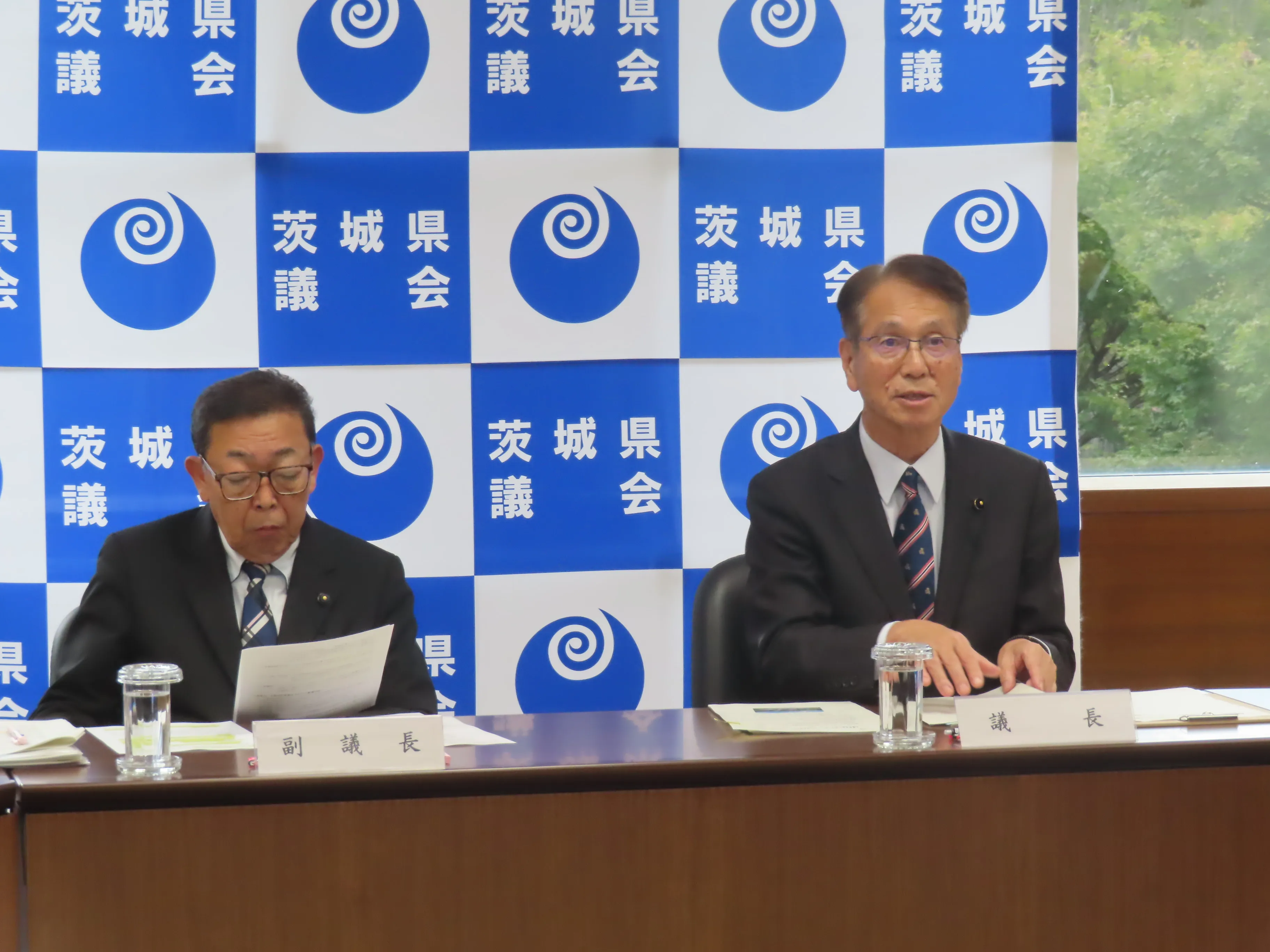 インタビューの様子