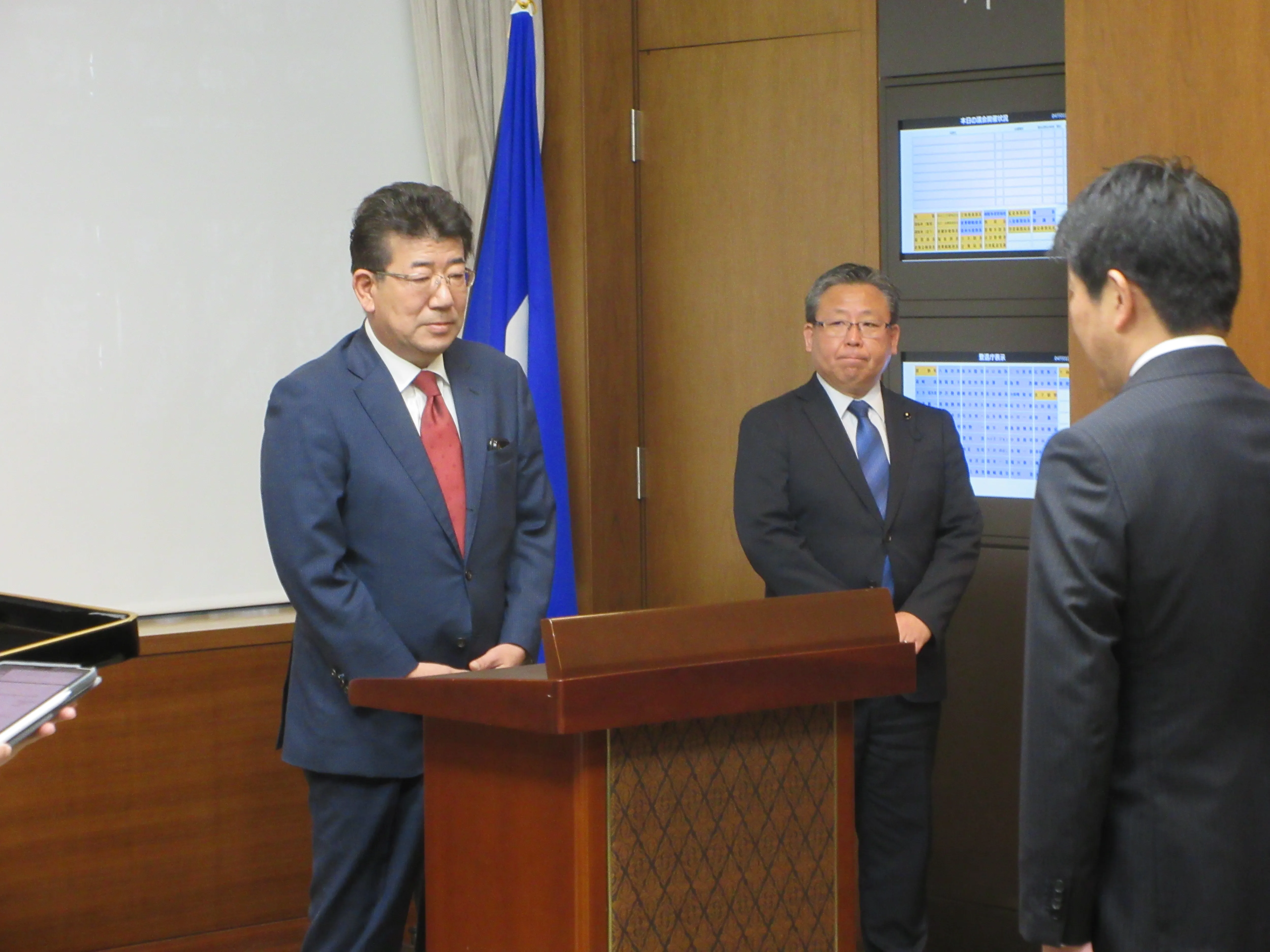 辞令交付式の様子