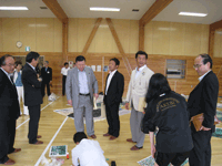 北海道登別明日(あけび)中等教育学校視察