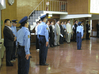 北海道警察学校視察