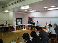 茨城県自然博物館での質疑の様子