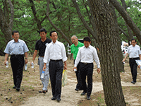 現地調査の様子