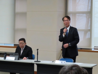 正副委員長会議の様子① 