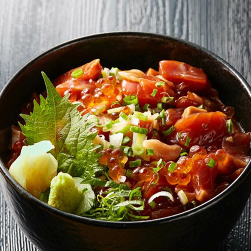 おうちでかじま丼セット(カニ丼・サーモンいくらの親子丼)