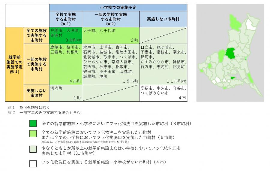 フッ化物洗口 実施状況