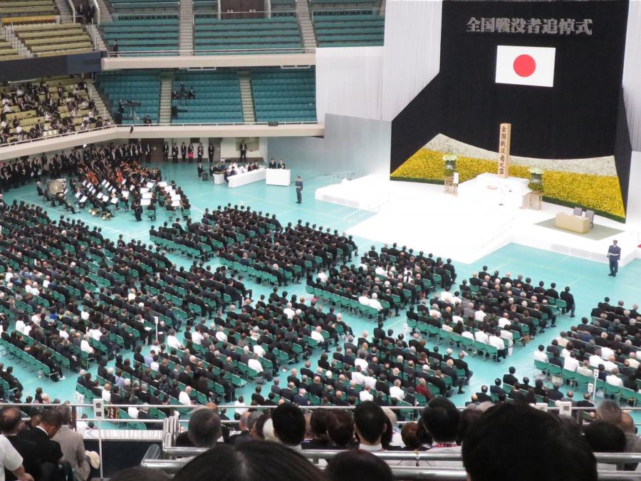 R8全国戦没者追悼式の様子