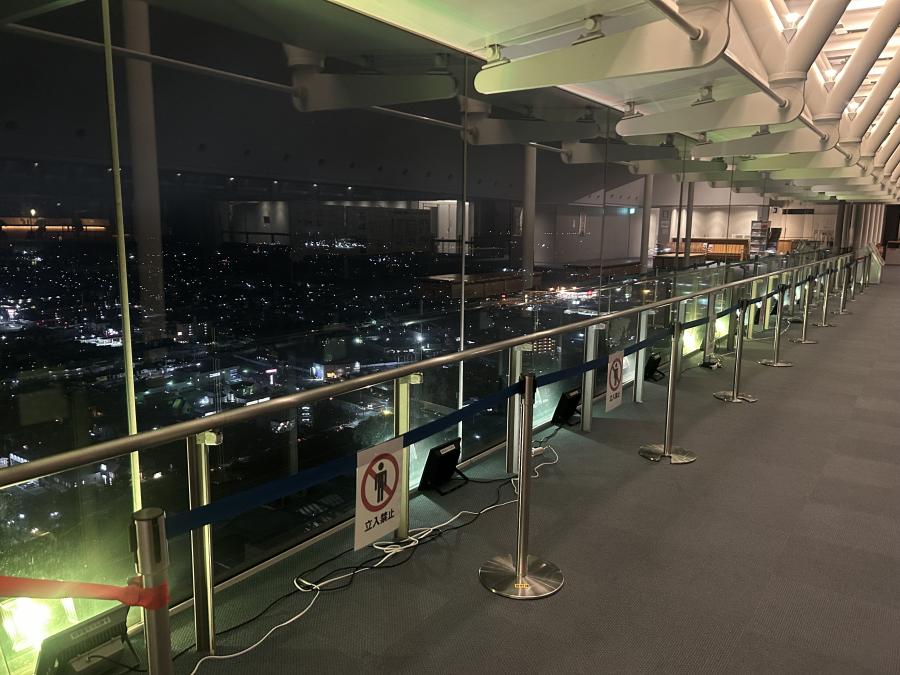 25階展望室イエローライトアップ
