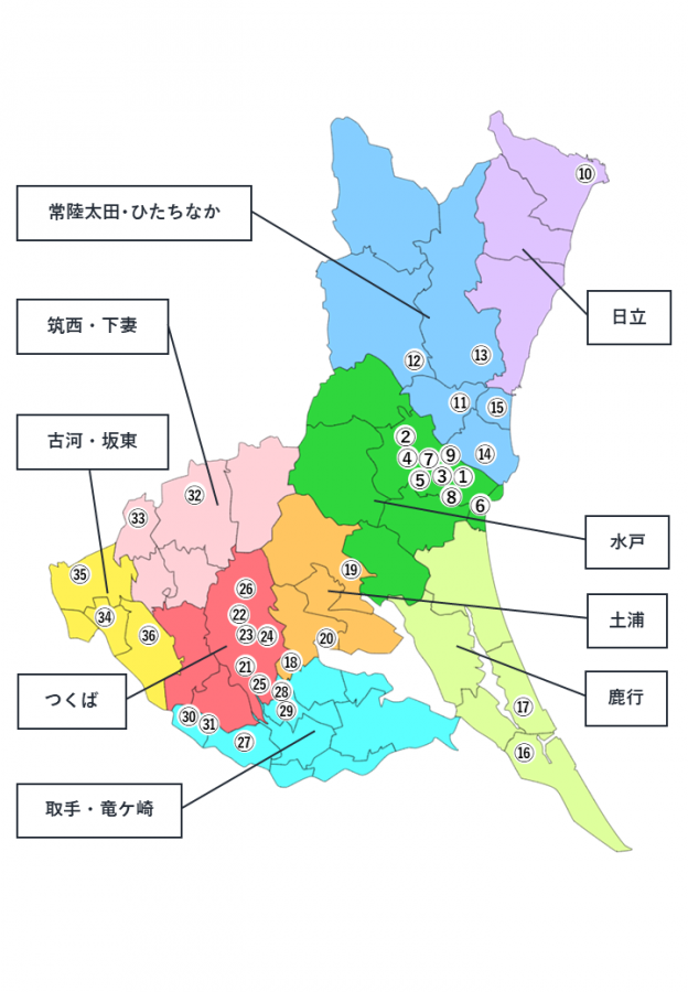 連絡協議会病院地図