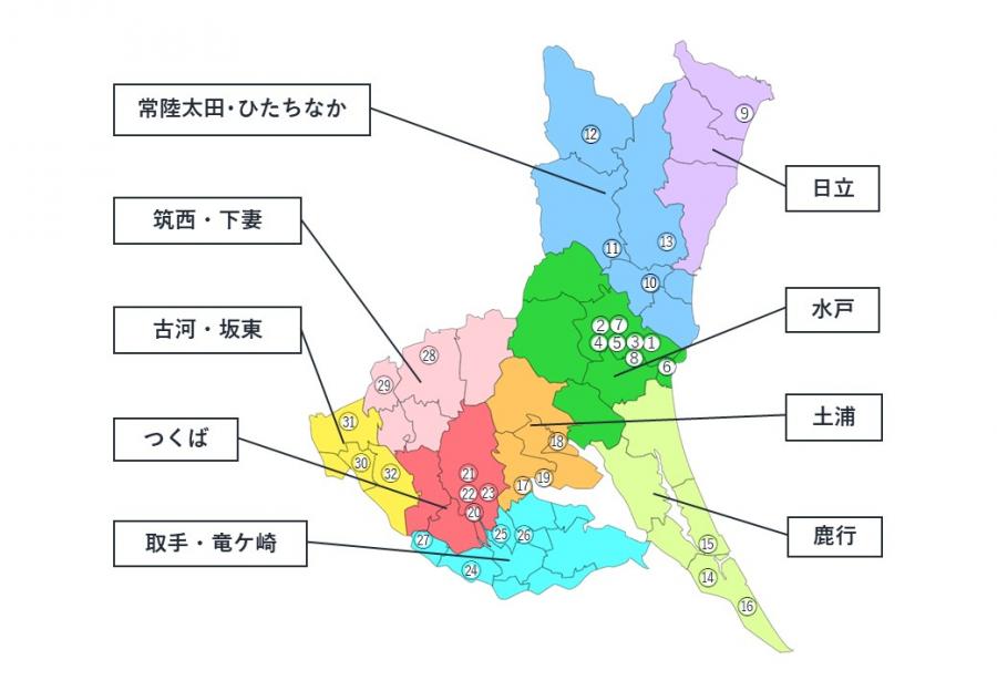連絡協議会病院地図