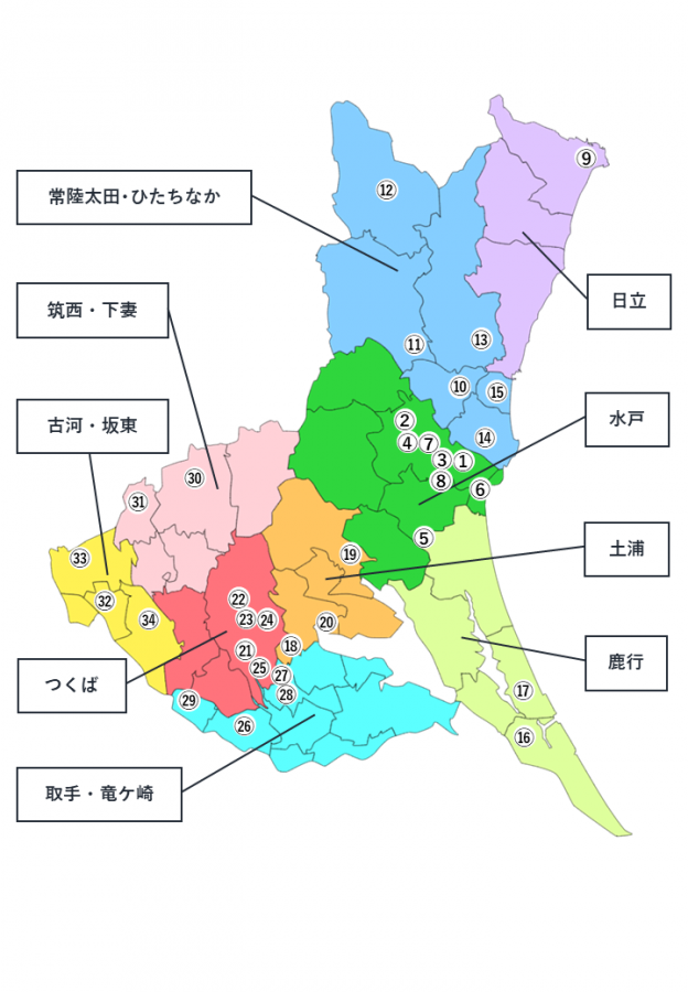 連絡協議会病院地図