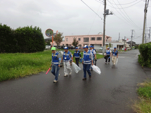 阿見町曙東区自警団の活動状況