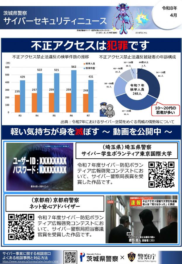 サイバーセキュリティニュース_不正アクセス（R0804）
