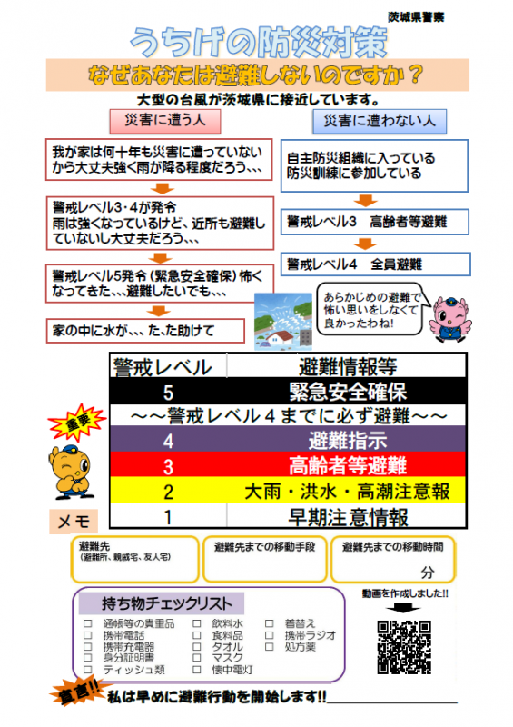 災害対策の周知