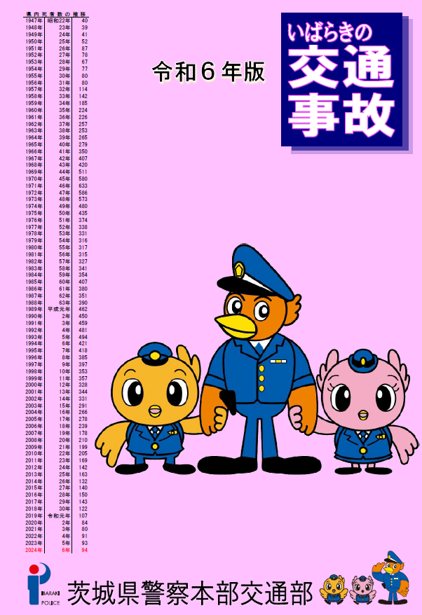 いばらきの交通事故令和6年版表紙01