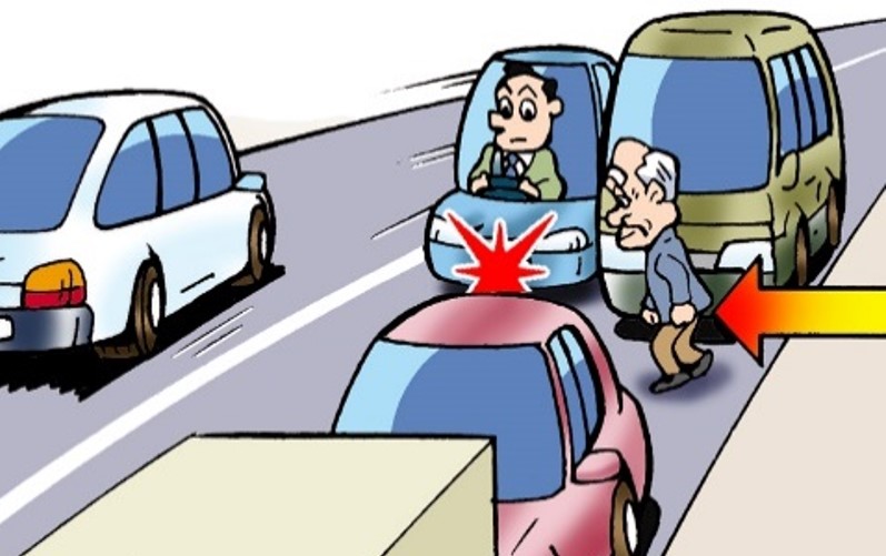 車両の直前直後横断の禁止