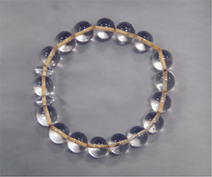 数珠（透明）の写真