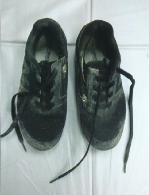 運動靴（黒色、25.0センチメートル） 