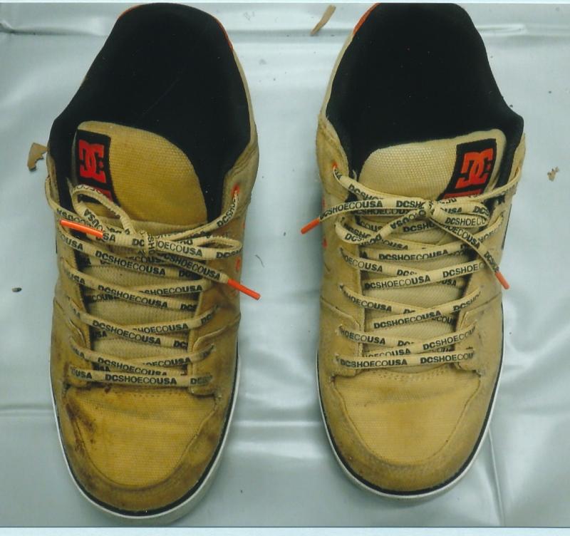 運動靴（茶色、28.5センチメートル）