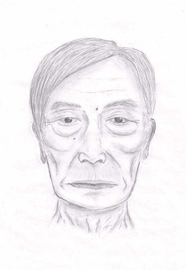 身元不明遺体/番号06-3似顔絵3