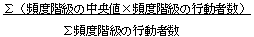 平均行動日数の計算式