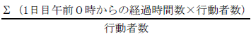 平均時刻の計算式