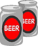 缶ビールの画像