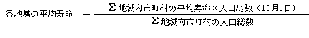 平均寿命の図