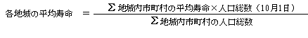 平均寿命の図