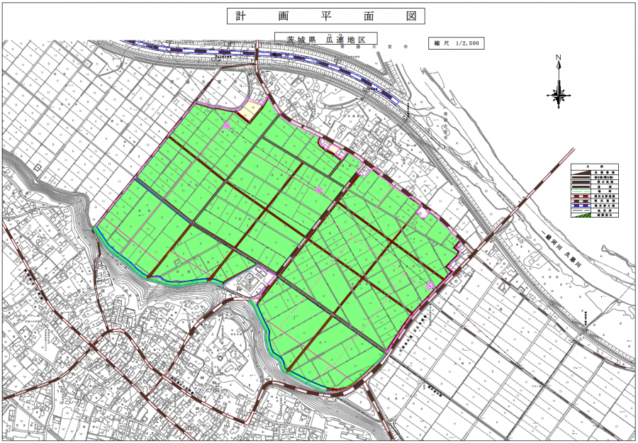 瓜連計画平面図