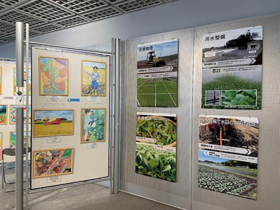 昨年度開催の入賞作品展の様子（その2）