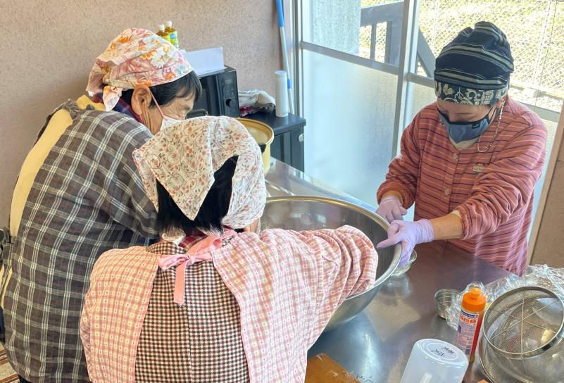 JAつくば市女性部こんにゃく作り3