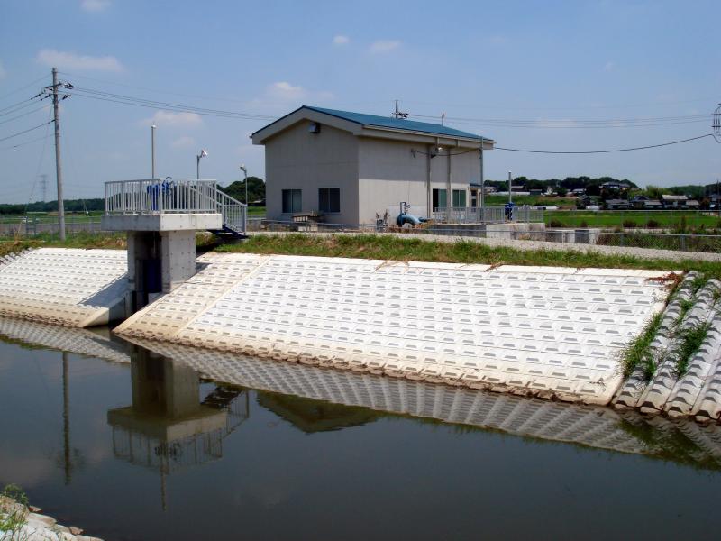 写真：南総上流2期地区舟戸用排水機場