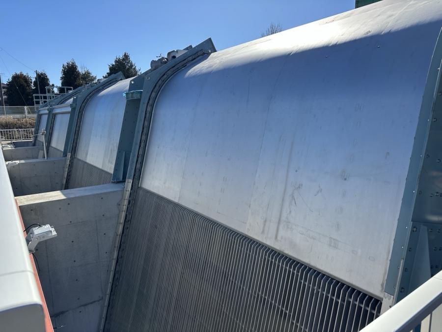 長井戸沼除塵機