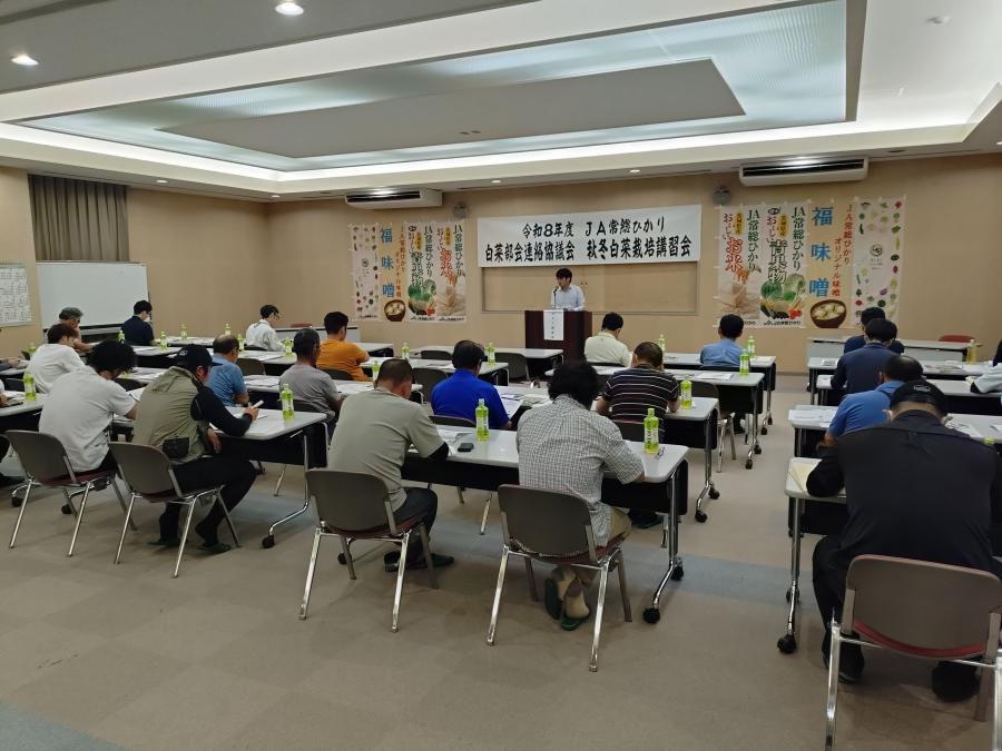 秋冬白菜栽培講習会