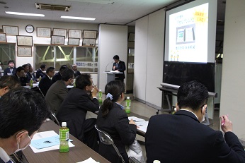 写真2：いわい２１農業賞試験研究結果報告会 写真提供：ＪＡ岩井