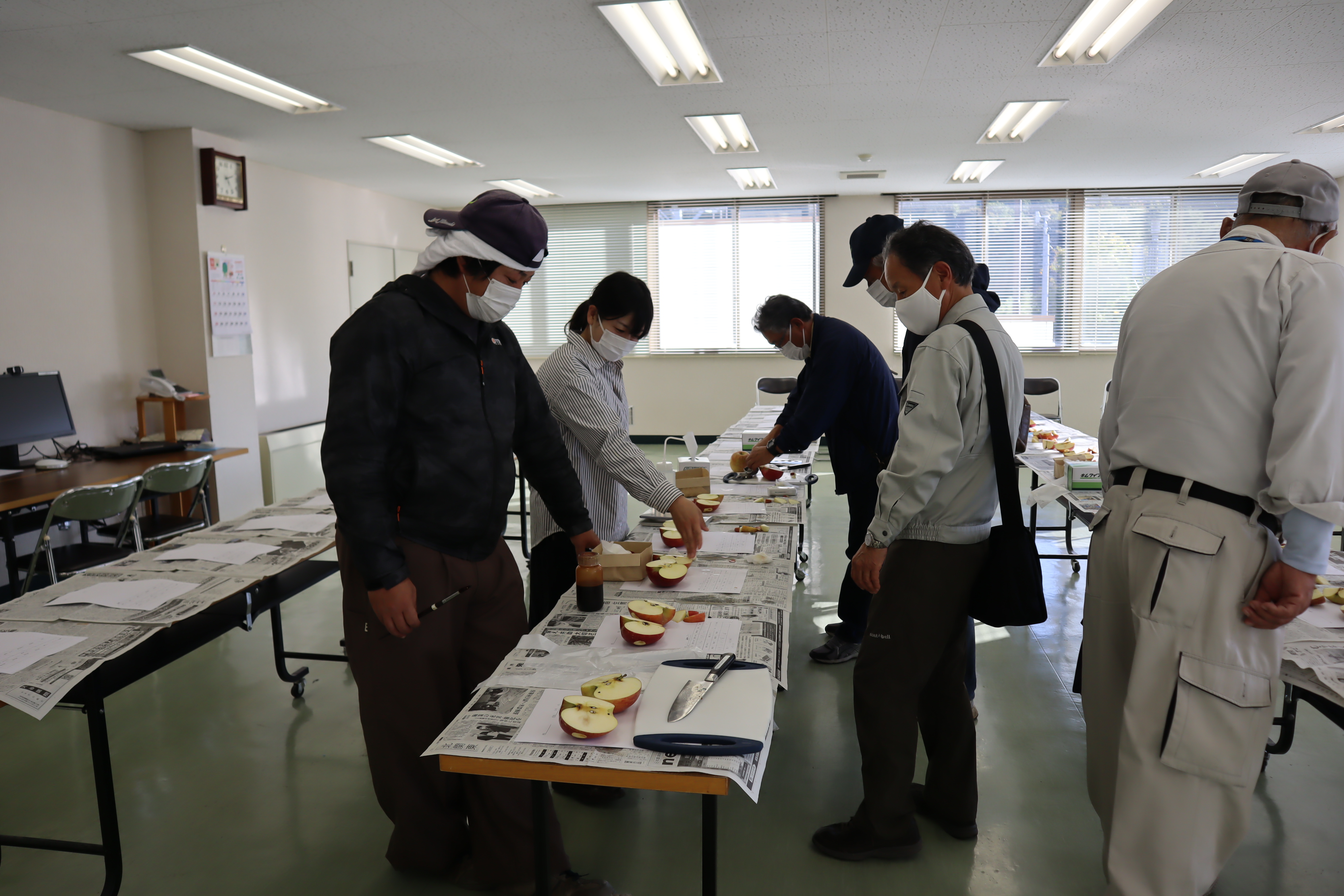 写真2：目揃会のようす