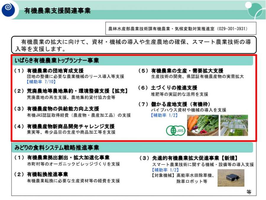 令和8年度有機農業トップランナー事業