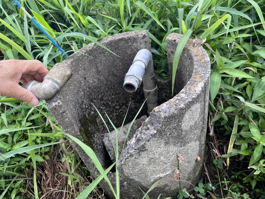 バルブ盗難の写真1