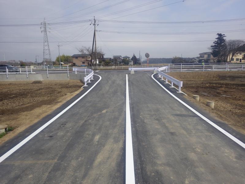 柳河地区　幹線道路交差点工事